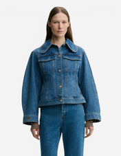 Villies Jeansjacka Denimblå