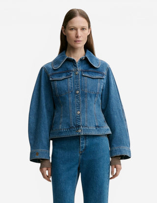 Villies Jeansjacka Denimblå