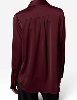 Leonie Blus Burgundy