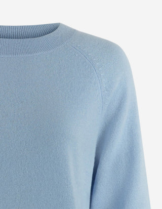 Shirin Tröja Cashmere Ljusblå