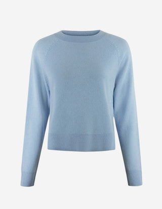 Shirin Tröja Cashmere Ljusblå