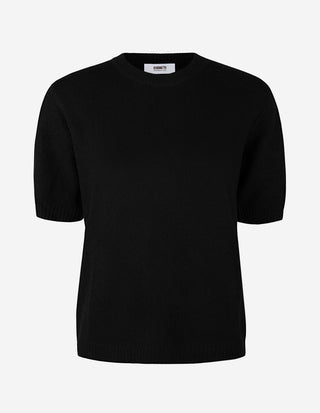 Signe T-Shirt Ull/Kashmir Svart