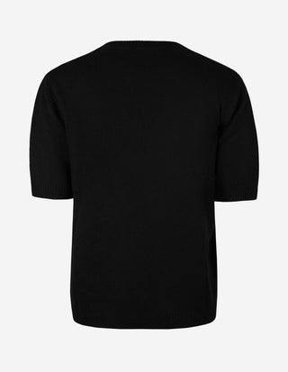 Signe T-Shirt Ull/Kashmir Svart