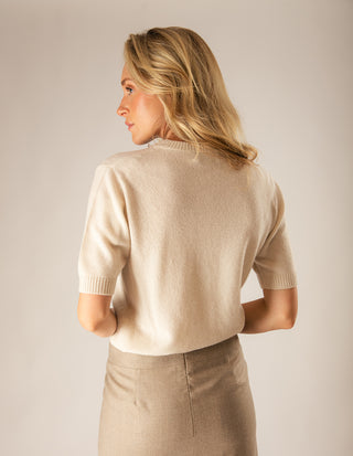 Signe  T-Shirt Ull/Cashmere Benvit
