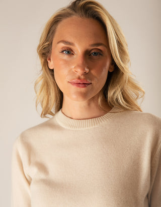 Signe  T-Shirt Ull/Cashmere Benvit
