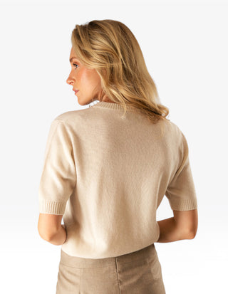 Signe  T-Shirt Ull/Kashmir Creme