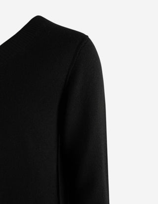 Sol V-Neck Ull/Cashmere Svart