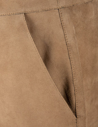 New Elsie Kjol Mocka Beige