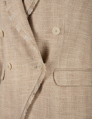Bea Kavaj Boucle Creme/Beige