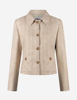 Olivia Kavaj Bouclé Creme/Beige