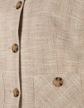 Olivia Kavaj Bouclé Creme/Beige