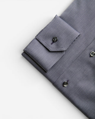 Contemporary Fit Skjorta Semi Solid Twill Marinblå
