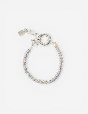 Skinny Diamond Armband Silver
