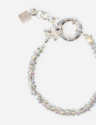 Skinny Diamond Armband Silver