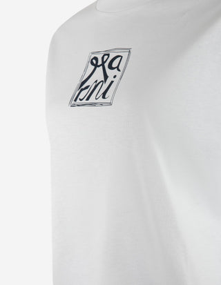 T-Shirt Logo Holkärm Vit