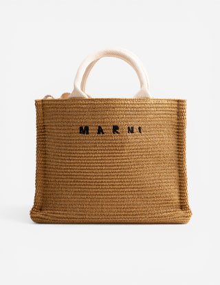 Tropicalia Small Basket Beige One Size