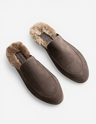 Slowfer Ströms Edition Mocka Shearling Mörkbrun