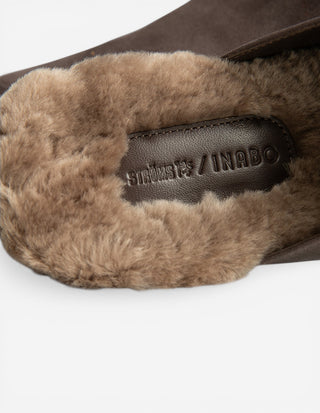 Slowfer Ströms Edition Mocka Shearling Mörkbrun