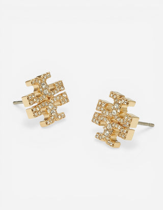 Kira Pave Stud Örhängen Guld/Kristall