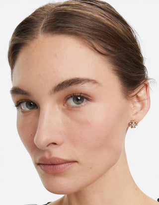 Kira Pave Stud Örhängen Guld/Kristall