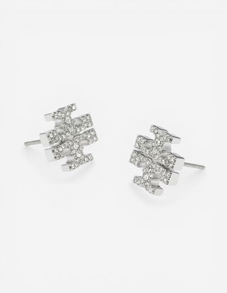 Kira Pave Stud Örhängen Silver/Kristall