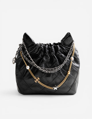 Fleming Mini Hobo Väska Svart One Size
