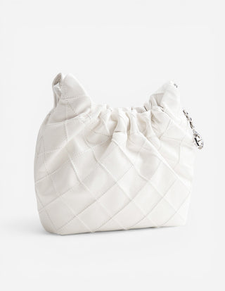 Fleming Mini Hobo Väska Vit One Size