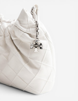 Fleming Mini Hobo Väska Vit One Size
