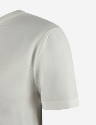 Stickad T-Shirt Benvit