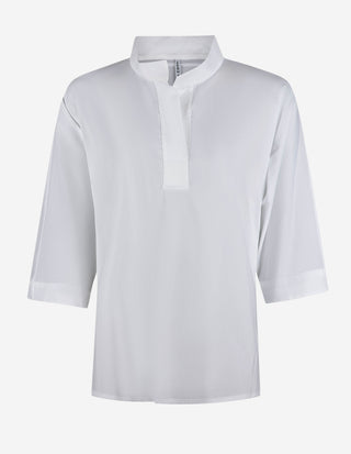 Poplin Skjorta Vit