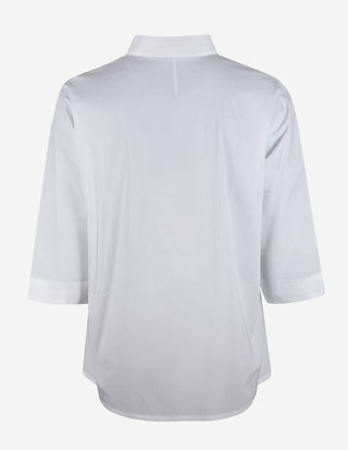 Poplin Skjorta Vit