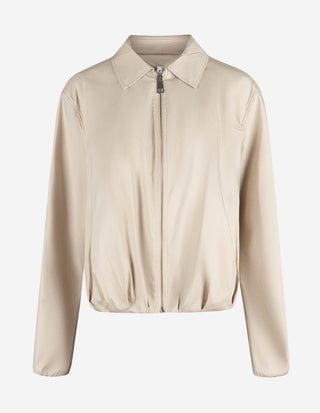 Jacka Bomullspoplin Ljusbeige