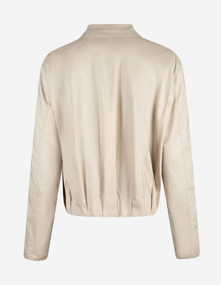 Jacka Bomullspoplin Ljusbeige