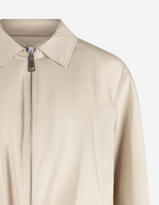Jacka Bomullspoplin Ljusbeige