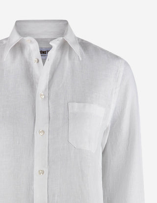 Mimmi Skjorta Linne Vit