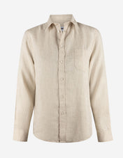 Mimmi Skjorta Linne Beige