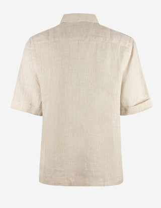 Moa SS Skjorta Beige