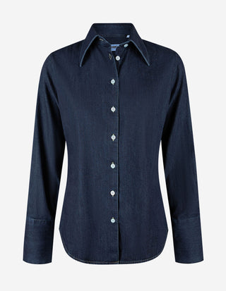 Molly Denimskjorta Mörkblå
