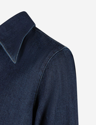 Molly Denimskjorta Mörkblå