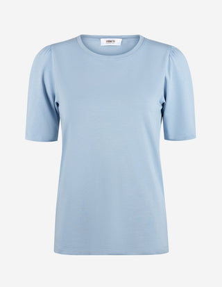 Alice T-shirt Puff Sleeve Ljusblå