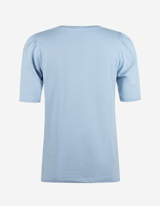 Alice T-shirt Puff Sleeve Ljusblå