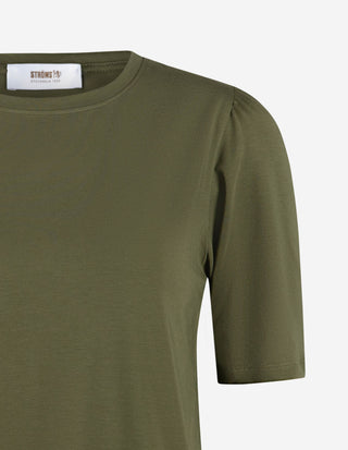 Alice T-shirt Puff Sleeve Grön