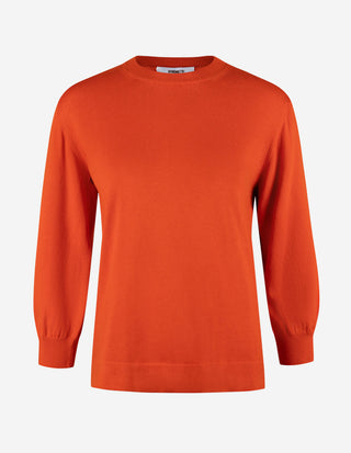 Andrea Top 3/4 Ärm Orange