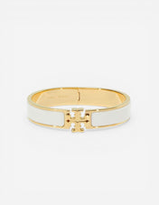 Kira Enamel Armband Guld/Benvit