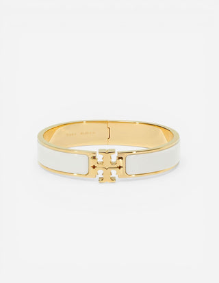 Kira Enamel Armband Guld/Benvit