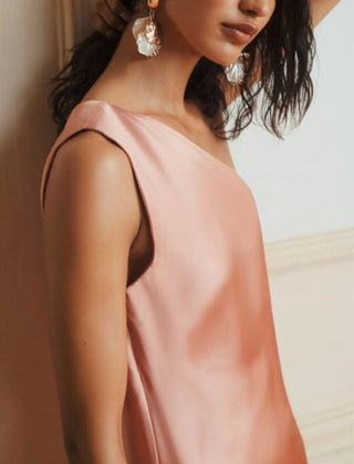 MLLMagia Klänning One-Shoulder Rosa