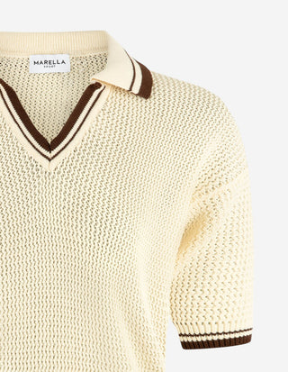 Mlslembi Polo Piquet Benvit/Brun