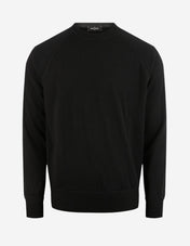 Tröja Rundhals Raglan Cashmere Svart