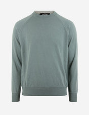 Tröja Rundhals Raglan Cashmere Mintgrön