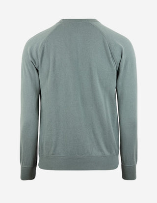 Tröja Rundhals Raglan Cashmere Mintgrön